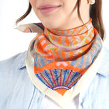 Sunburst Geometry Bandana - Orange