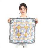 Sunburst Geometry Bandana - Pink