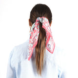 Blooming Peonies Bandana - Rouge Red