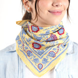 Blooming Peonies Bandana - Sunlight