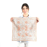 Blooming Peonies Bandana - Tan