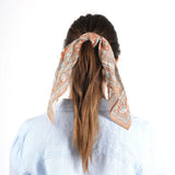 Blooming Peonies Bandana - Tan