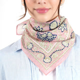 Blooming Peonies Bandana - Wild Rose