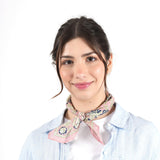 Blooming Peonies Bandana - Wild Rose
