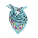Country Bloom Bandana - Turquoise