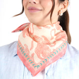 Tropical Wildcat Bandana - Rose Pink