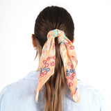 Garden Veil Bandana - Creamy Orange