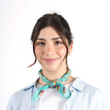 Garden Veil Bandana - Teal