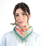 Bloom with Grace and Love Bandana - Green