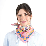 Bloom with Grace and Love Bandana - Pink