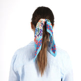 Bloom with Grace and Love Bandana - Sky Blue