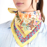 Bloom with Grace and Love Bandana - Yellow