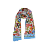 Garden Harvest Scarf - Ivory