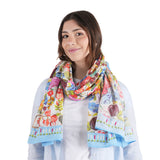 Garden Harvest Scarf - Ivory
