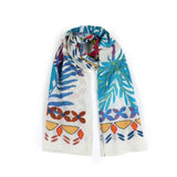 Tropical Canopy Scarf - Blue