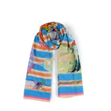 Cocktail Carnival Scarf - Blue