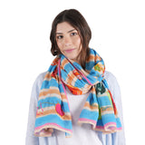 Cocktail Carnival Scarf - Blue
