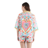 Sacred Heart Garden Nightwear Pajamas – Ivory