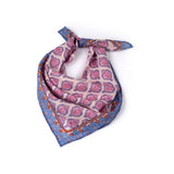 Ornate Pattern Cotton Bandana - Blush