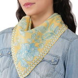 Blooming Hour Cotton Bandana - Yellow