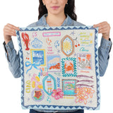 Make Memories Stamp Bandana - Vanilla