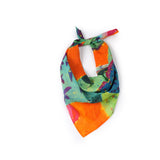 Prickly Cotton Bandana - Neon Orange