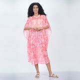 BINARY LEAFLET CAFTAN - BLUSH
