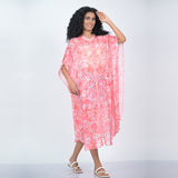 BINARY LEAFLET CAFTAN - BLUSH