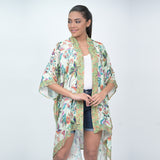 CHARMING FLORAL KIMONO - LIGHT GREEN