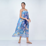 EQUATORIAL SWIM COVER UP - NAVY BLUE