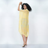FOLIAGE HARMONY CAFTAN - YELLOW