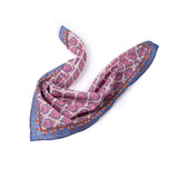 Ornate Pattern Cotton Bandana - Blush