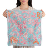 Blooming Hour Cotton Bandana - Sea Blue