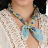 Cabana Palm Cotton Bandana - Pomelo