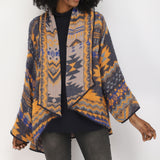 Santo Kimono - Navy Mustard