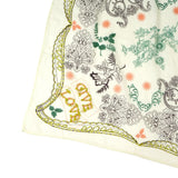 Give Love Cotton Bandana - Soft Lime