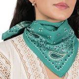 Ciao Paisley Cotton Bandana - Shady Glade