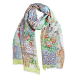 Spring Mosaic Garden Scarf