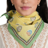 Soft Blossom Cotton Bandana - Sunmelon