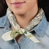 Give Love Cotton Bandana - Soft Lime