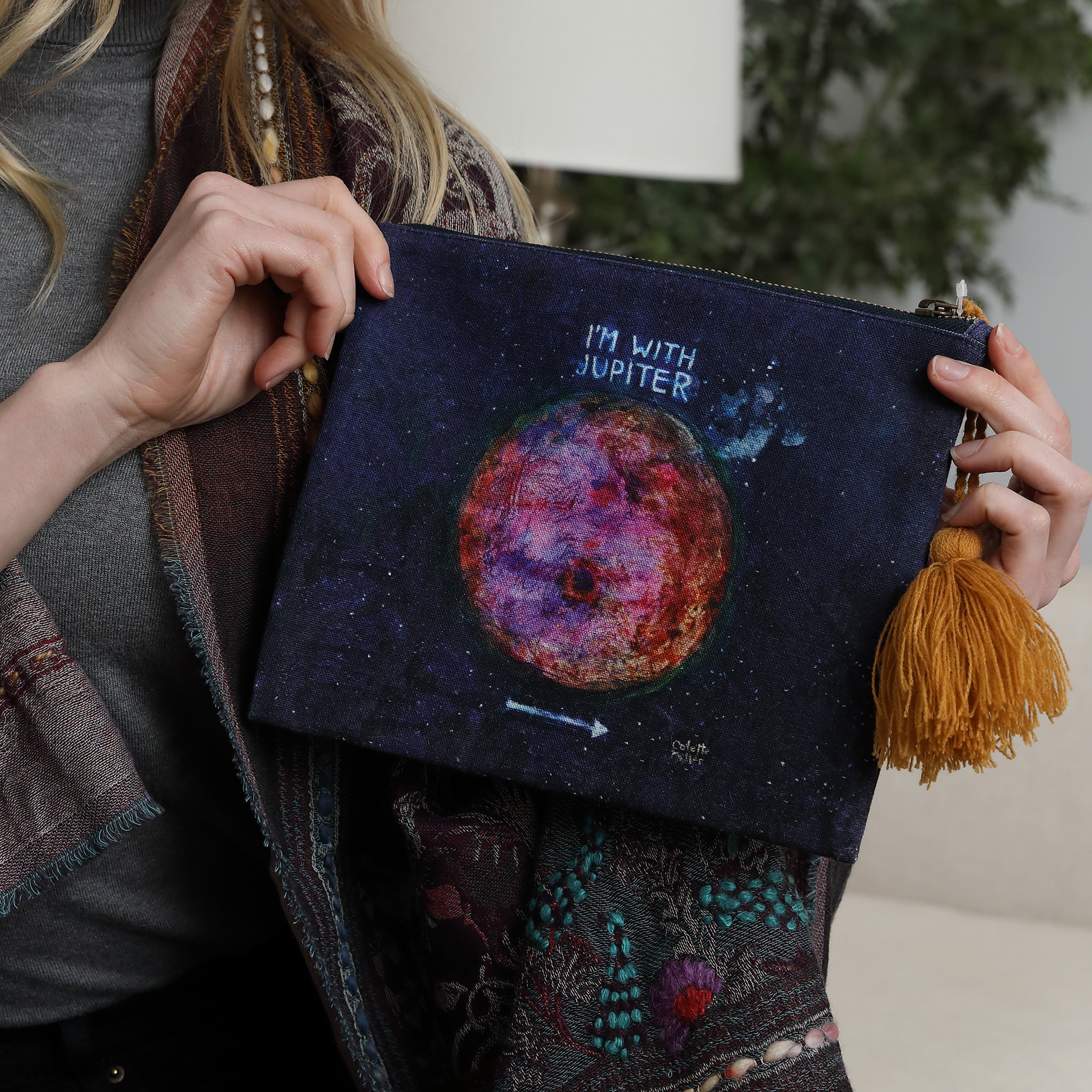 Colette Miller I'm With Jupiter Travel Pouch