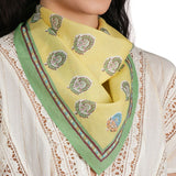 Soft Blossom Cotton Bandana - Sunmelon