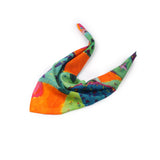 Prickly Cotton Bandana - Neon Orange