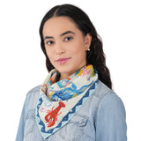 Make Memories Stamp Bandana - Vanilla