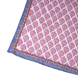 Ornate Pattern Cotton Bandana - Blush