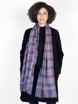 Blue Plaid Scarf