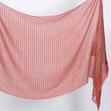 Classic Mini Plaid Scarf - Orange