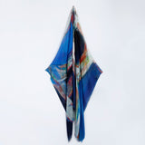 Abstract Blue Scarf