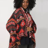 Santo Kimono - Black Cherry