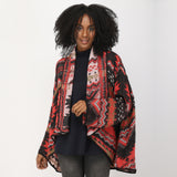 Santo Kimono - Black Cherry